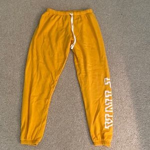 Yellow women joggers